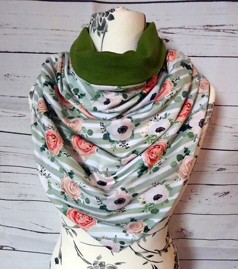 Loop im Dreieckstuch Design für die ganze Familie nähen Beamer