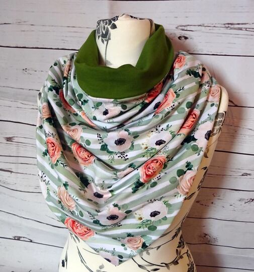 Loop im Dreieckstuch Design für die ganze Familie nähen Beamer