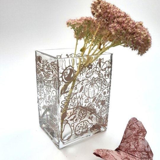 Herbst Deko Band Plotterdatei SVG DXF