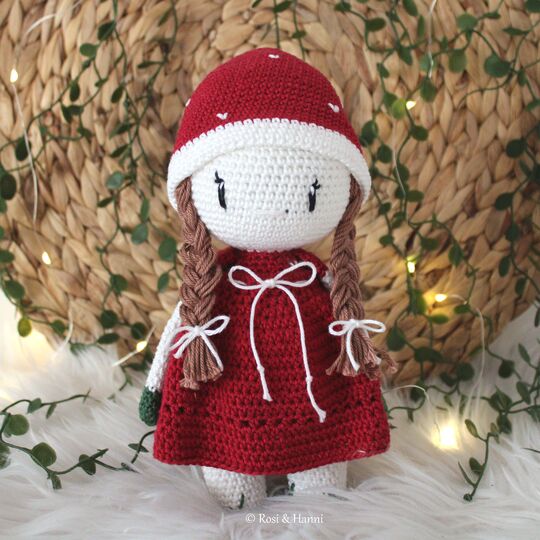 Häkelanleitung Fliegenpilzmädchen Verena | Glücksbringer | Fliegenpilz