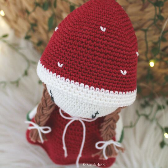 Häkelanleitung Fliegenpilzmädchen Verena | Glücksbringer | Fliegenpilz