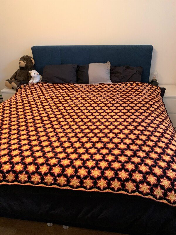 Crochet Pattern Blanket "Falling Stars" - Image 2