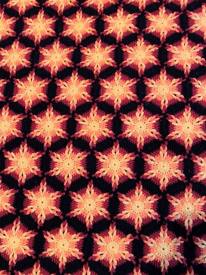 Häkelanleitung Decke "Sternenregen"