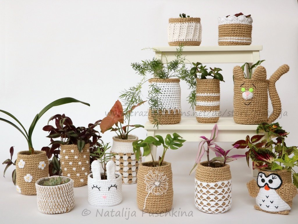 Übertopfen Set - Häkelanleitung