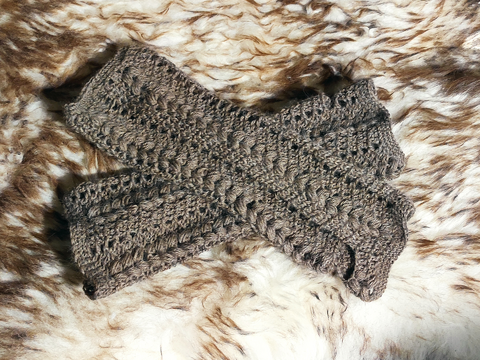 Häkelanleitung Armstulpen "Romantischer Herbst"