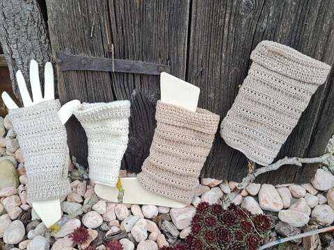 Anleitung Arm und Beinstulpen Set Pippilotta