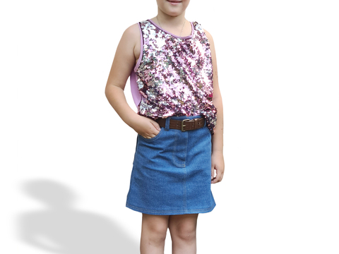 eBook Jeansrock Kinder