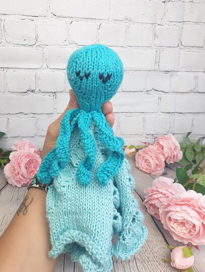 Pattern Octopus Comforter - lovey