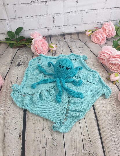 Pattern Octopus Comforter - lovey