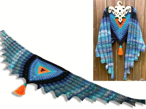 kuscheliges Flügeltuch "Peacewings"