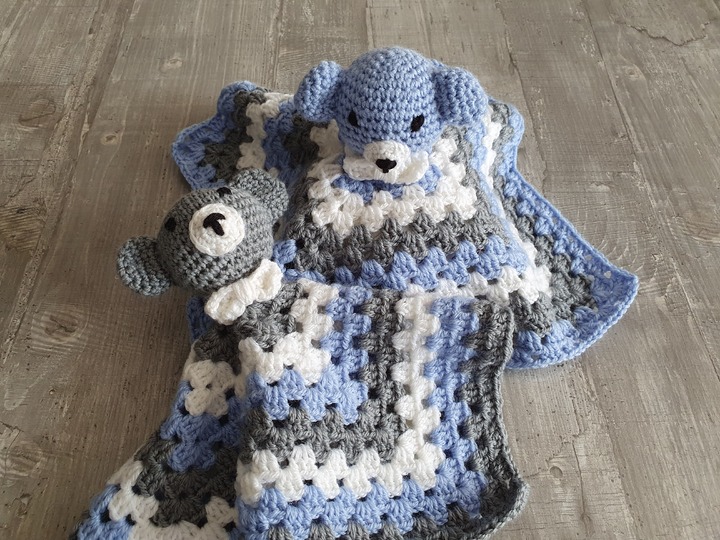 Häkelanleitung Bärchen Schnuffeltuch!