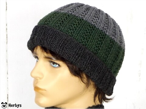 Strickanleitung Herrenmütze "Klassik"