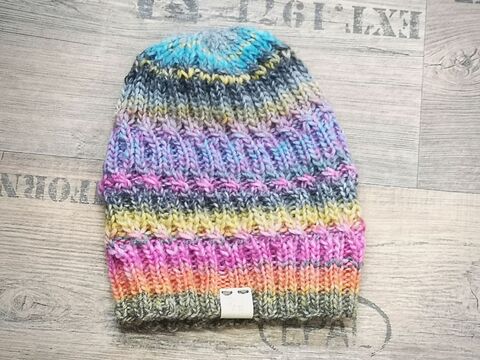 Strickanleitung Mütze Crazy, einfach, für Anfänger, viele Größen