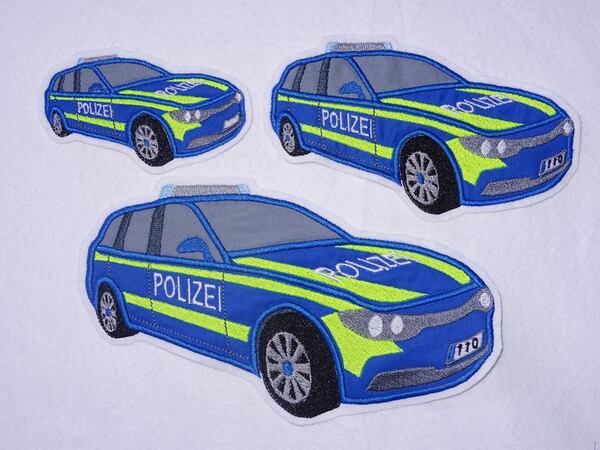 Polizeiauto Stickdatei Polizei