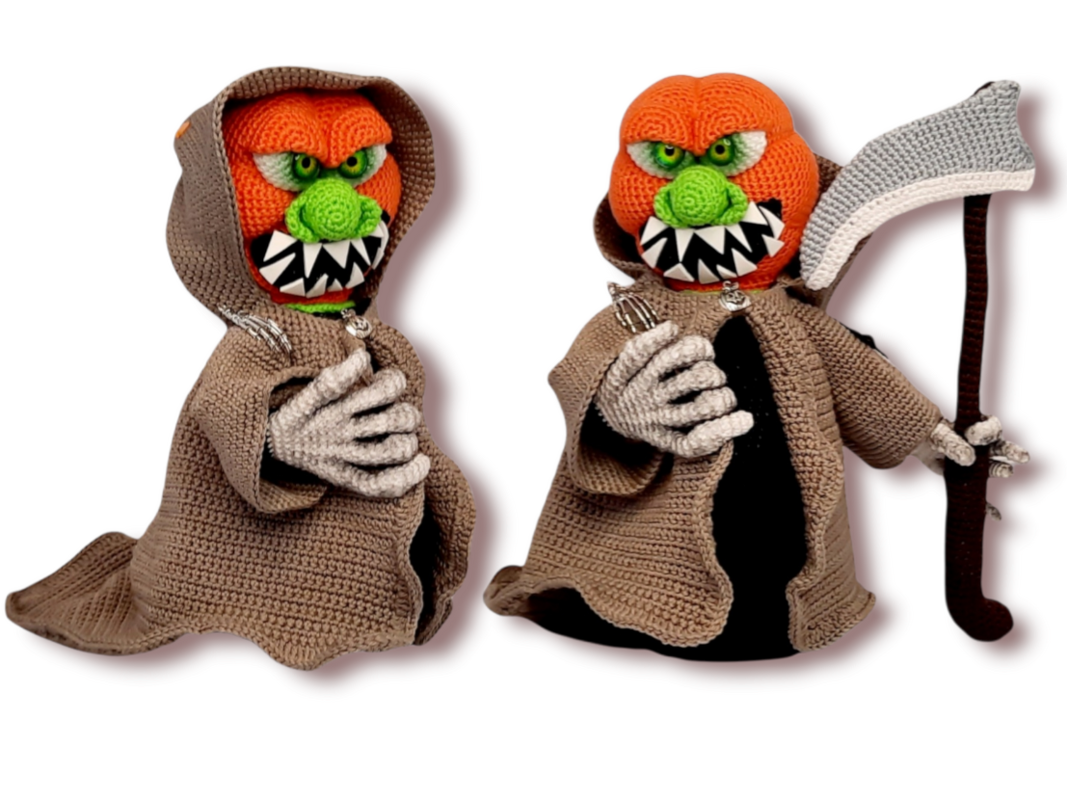 Häkelanleitung "Sir Kürbiskopf"