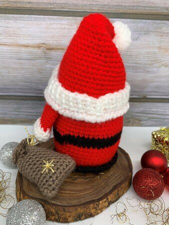 Crochet Pattern Santa Claus Gnome