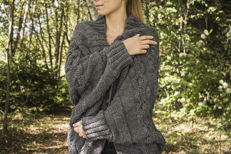 185 Strickanleitung Cardigan Seelenwärmer Kuschelzeit 2