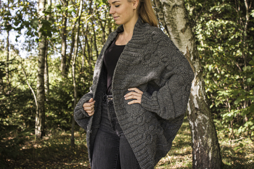 185 Strickanleitung Cardigan Seelenwärmer Kuschelzeit 2