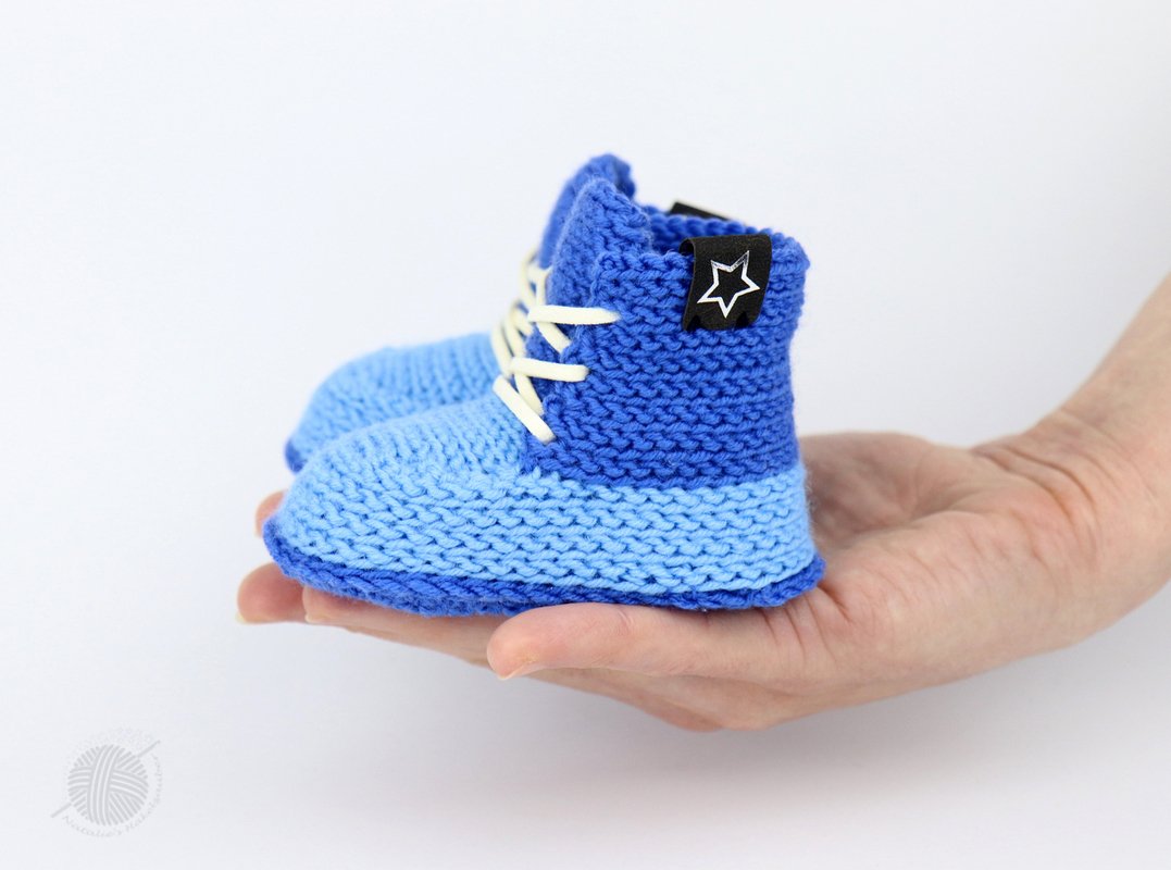 Baby shoes "Sport" (sizes: 0-12 m., knitted look) - Image 2