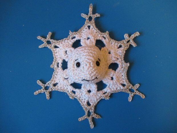 Häkelanleitung Schneeflocke - Bild 2