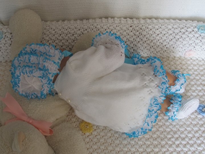 Strickanleitung Babyset DIVA für Reborn 3-teilig Gr.48/50