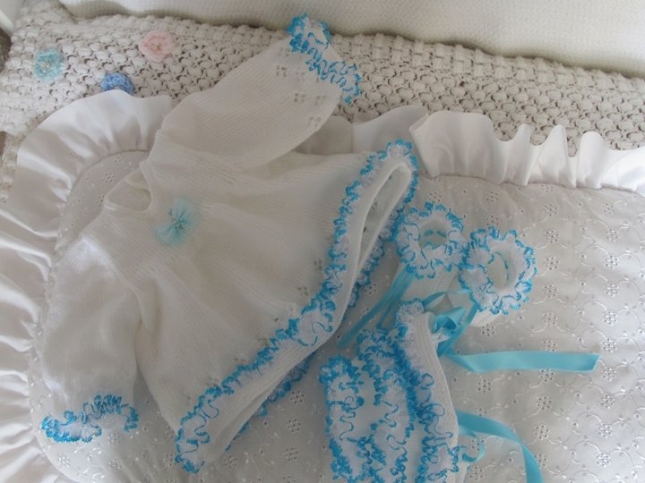 Strickanleitung Babyset DIVA für Reborn 3-teilig Gr.48/50