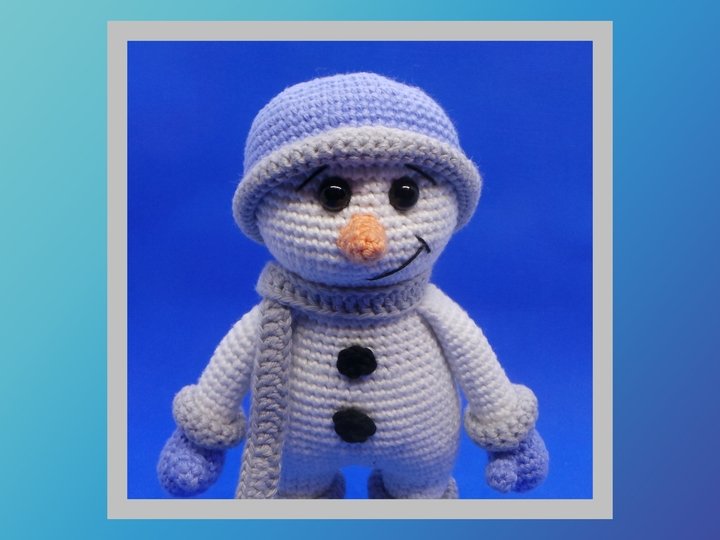 Häkelanleitung Schneemann Sven