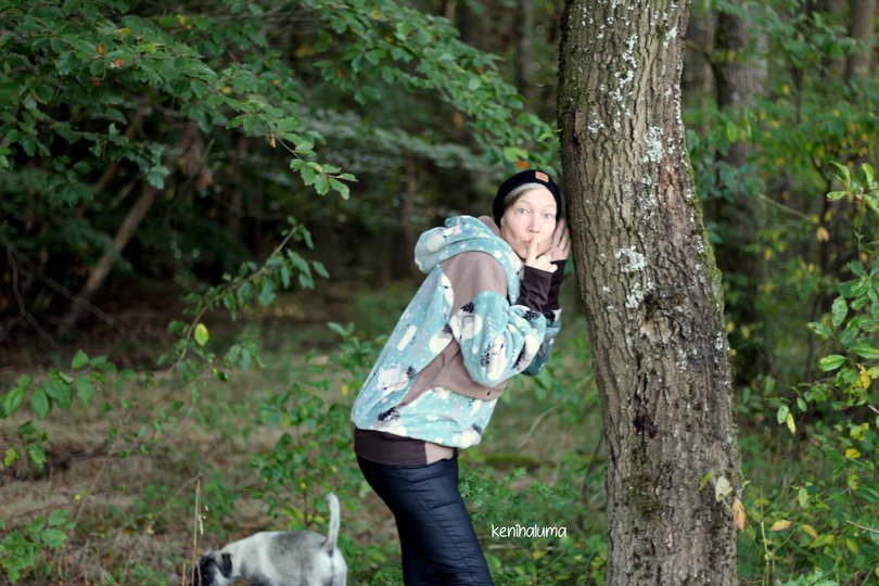 Schnittmuster Windbreaker mit Kapuze und Bauchtasche Damen Gr. 32 - 62