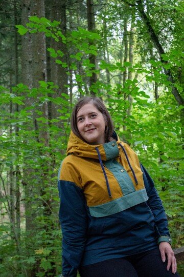Schnittmuster Windbreaker mit Kapuze und Bauchtasche Damen Gr. 32 - 62