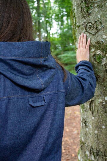 Schnittmuster Windbreaker mit Kapuze und Bauchtasche Damen Gr. 32 - 62