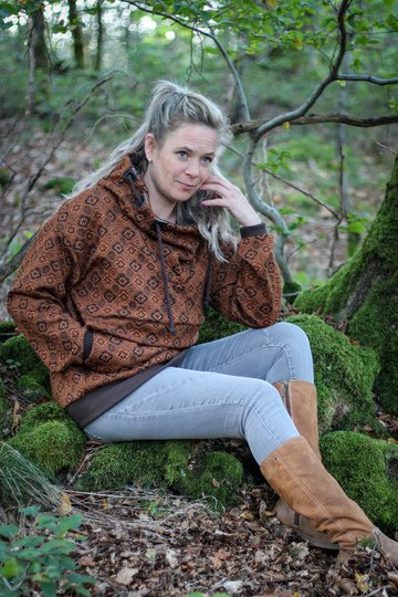 Schnittmuster Windbreaker mit Kapuze und Bauchtasche Damen Gr. 32 - 62