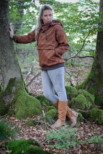Schnittmuster Windbreaker mit Kapuze und Bauchtasche Damen Gr. 32 - 62