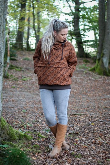Schnittmuster Windbreaker mit Kapuze und Bauchtasche Damen Gr. 32 - 62