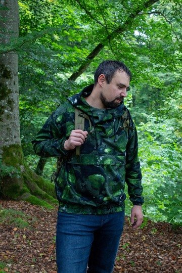 Schnittmuster Windbreaker mit Kapuze und Bauchtasche Herren Gr. 44 - 64