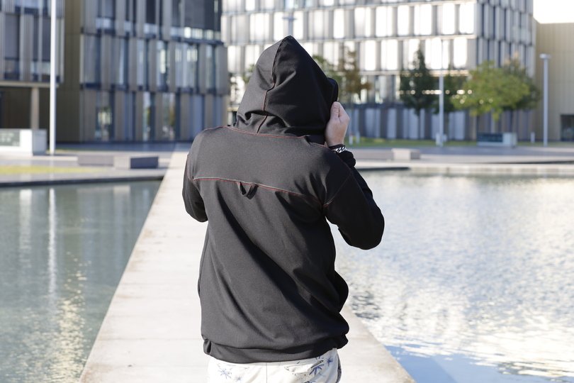 Schnittmuster Windbreaker mit Kapuze und Bauchtasche Herren Gr. 44 - 64