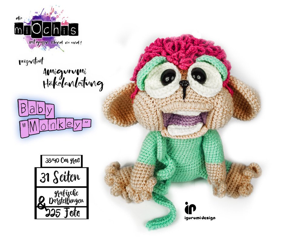 Amigurumi Anleitung Baby "Monkey"