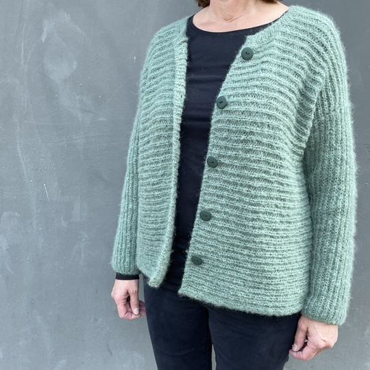 Strickjacke  N I K I T A  Nr. 2 Strickanleitung Damen Cardigan