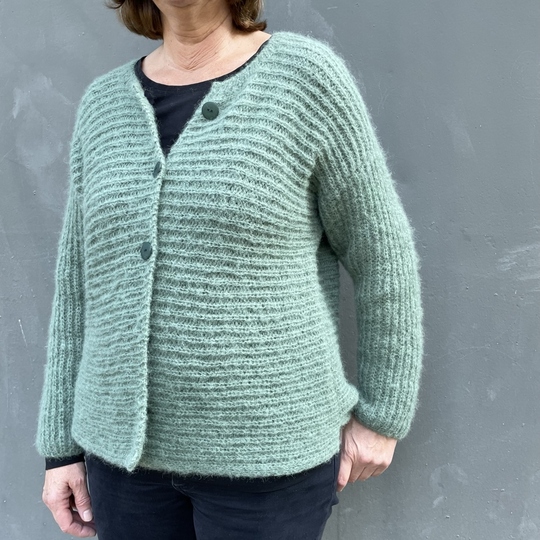 Strickjacke  N I K I T A  Nr. 2 Strickanleitung Damen Cardigan