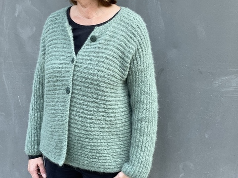 Strickjacke  N I K I T A  Nr. 2 Strickanleitung Damen Cardigan