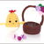 Easter Eggs basket of flowers Crochet Pattern