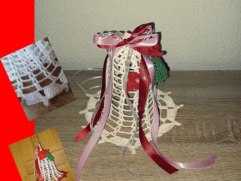 Häkelanleitung Glocke / Fensterdeko