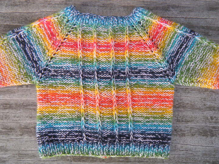 Strickanleitung Kinderjacke "Tweed" RVO