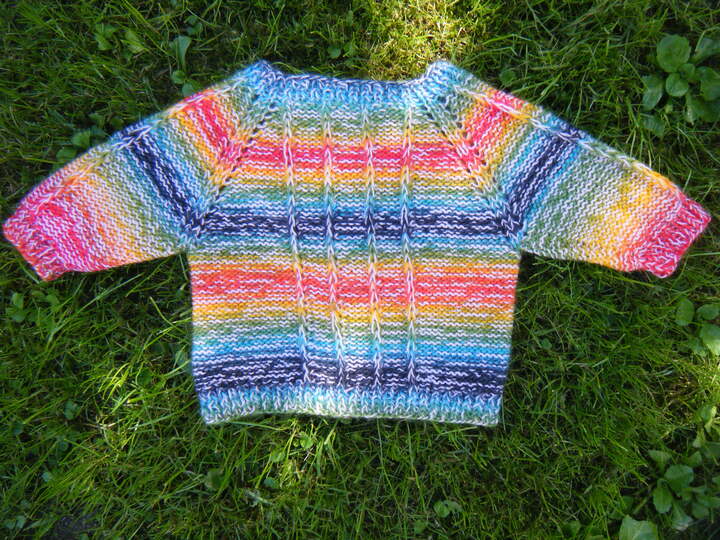 Strickanleitung Kinderjacke "Tweed" RVO