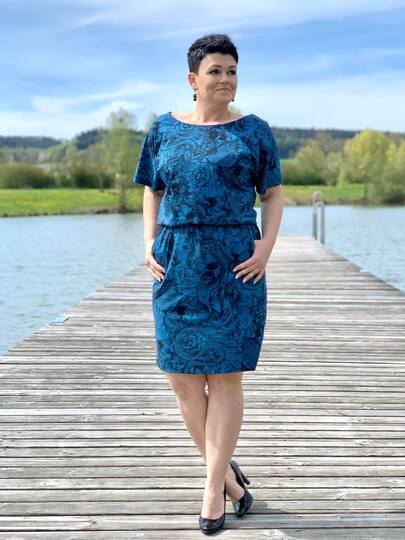 Anleitung Kleid Marie Gr.34-54 mit Ebenen