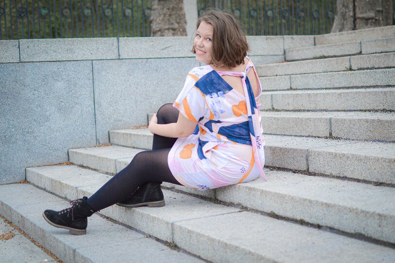 Anleitung Kleid Marie Gr.34-54 mit Ebenen