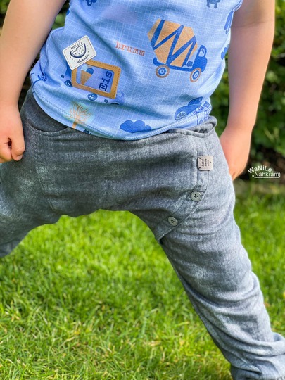 Anleitung Baggyhose Brooklyn Kids Gr.110-146