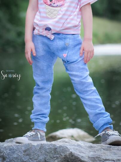 Anleitung Baggyhose Brooklyn Kids Gr.110-146