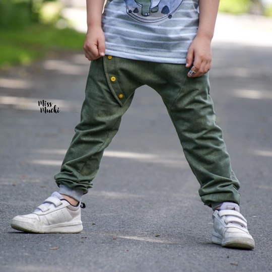 Anleitung Baggyhose Brooklyn Kids Gr.110-146