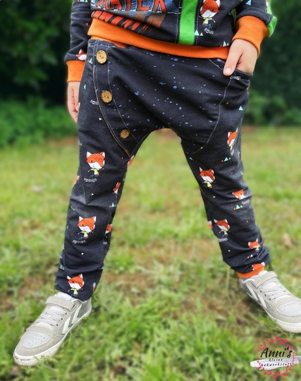 Anleitung Baggyhose Brooklyn Kids Gr.110-146