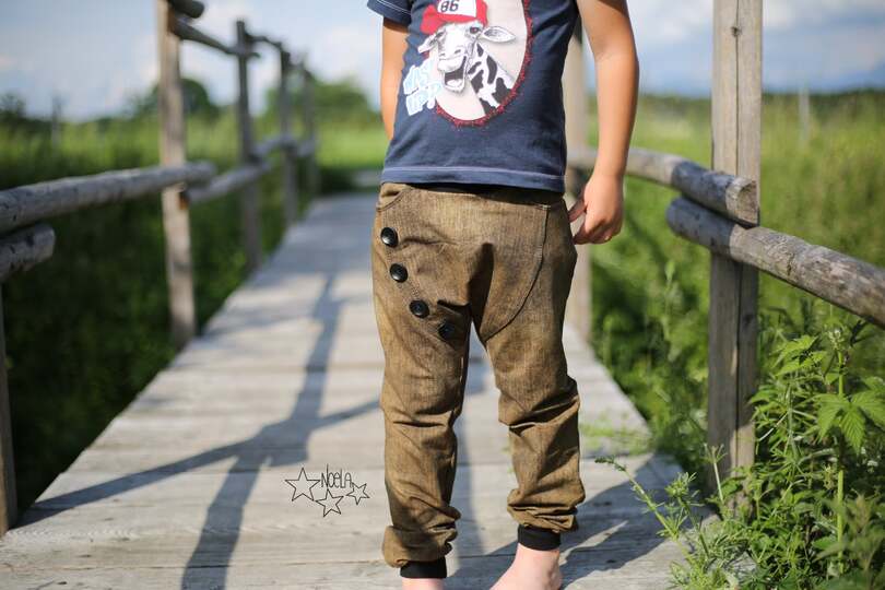 Anleitung Baggyhose Brooklyn Kids Gr.110-146